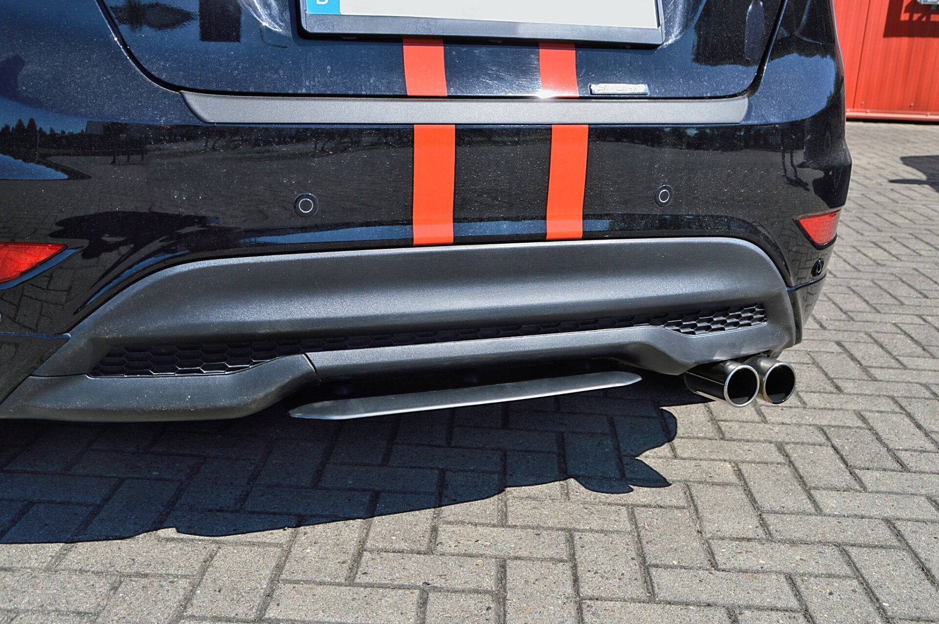 Heckansatz für Ford Fiesta Sport JA8 MK7 FL Bj. ab. 2012- Schwarz Matt