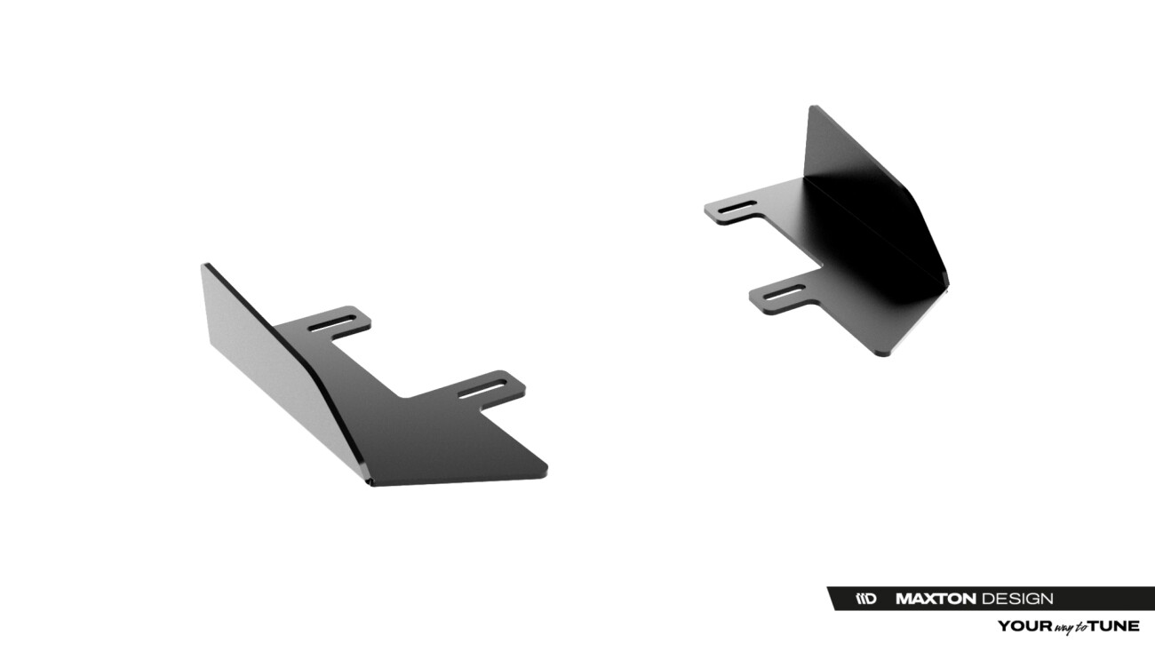 Diffusor Flaps passend für Cupra Leon Hatchback Mk1 Facelift schwarz Hochglanz