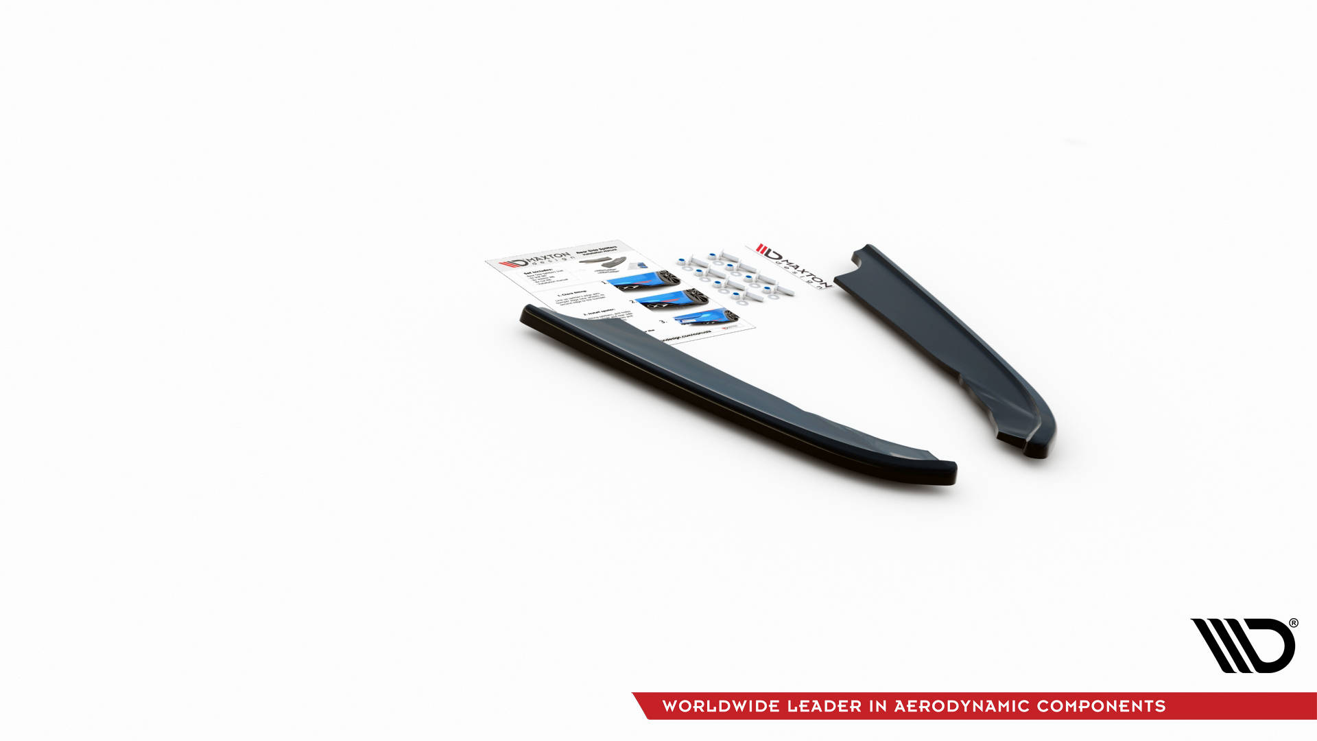 Street+ Heck Ansatz Flaps passend für Hyundai I40 Mk1 schwarz Hochglanz