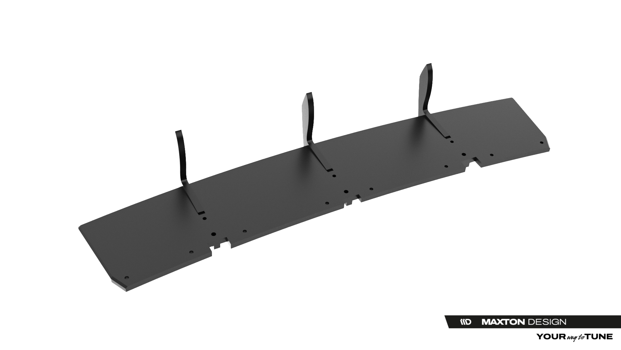 Heckansatz Diffusor passend für Lexus IS 500 Mk3 Facelift 2 XE30 schwarz matt