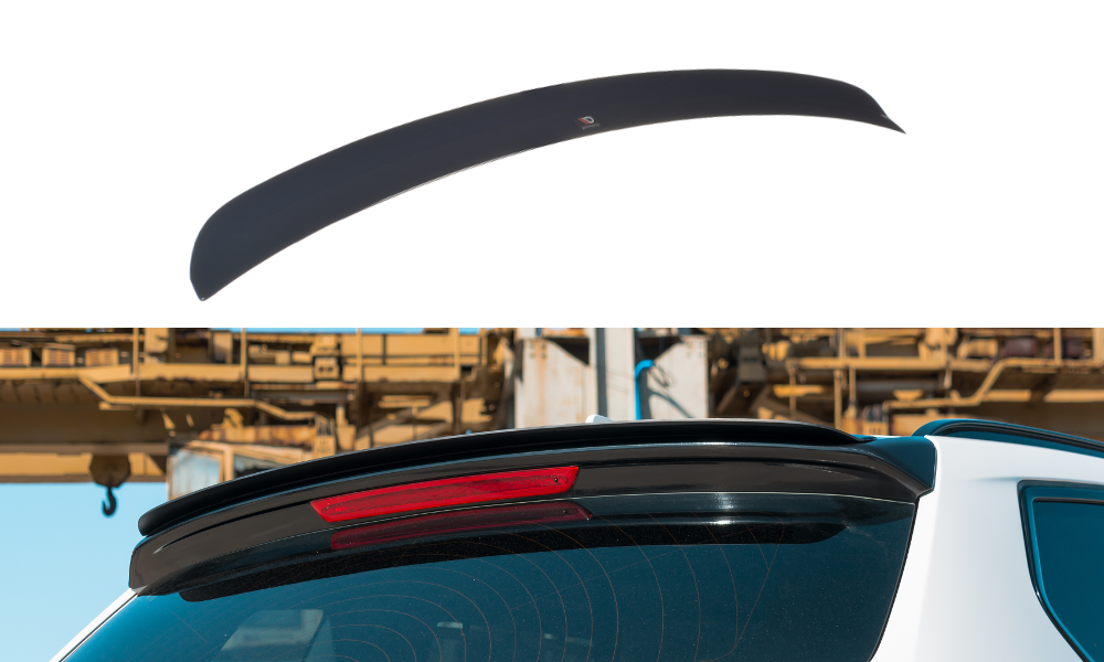 Spoiler CAP für BMW X3 M-Paket F25 Facelift schwarz Hochglanz