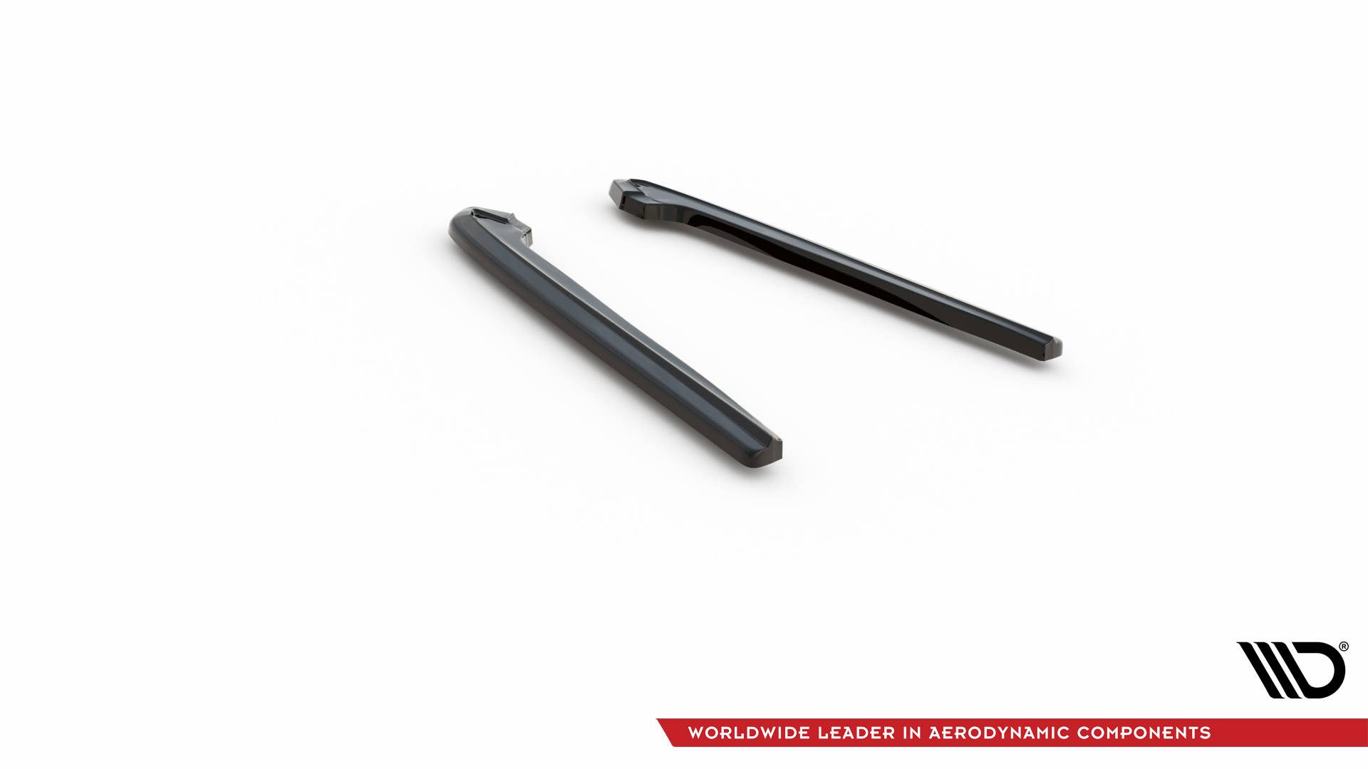 Street+ Heck Ansatz Flaps passend für Ford Mustang Mk5 FL schwarz Hochglanz