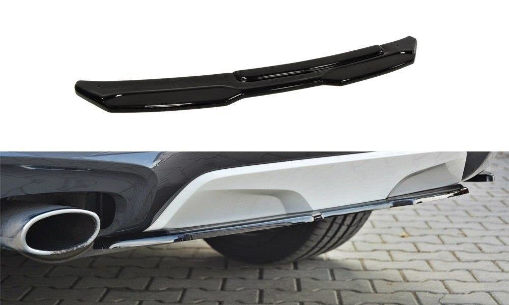 Mittlerer Diffusor Heck Ansatz für BMW X4 M Paket Carbon Look