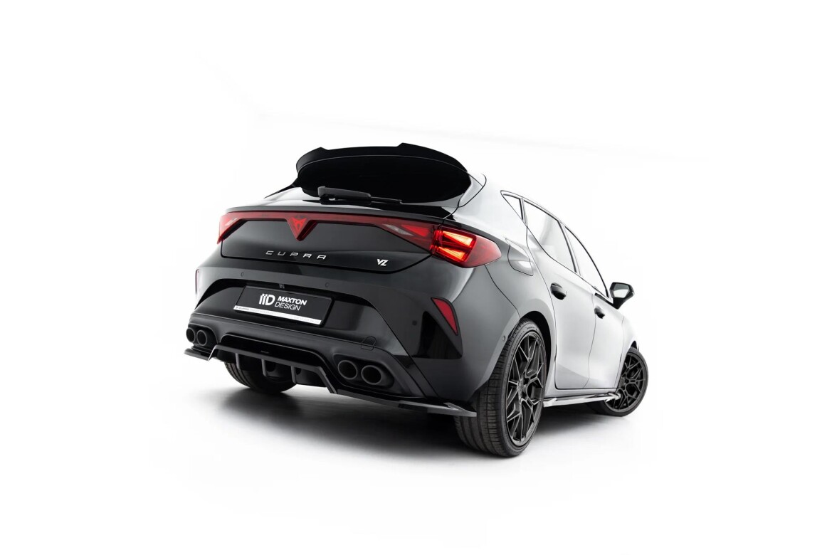 Diffusor RACE V.2 passend für Cupra Leon Hatchback Mk1 Facelift schwarz Hochglanz