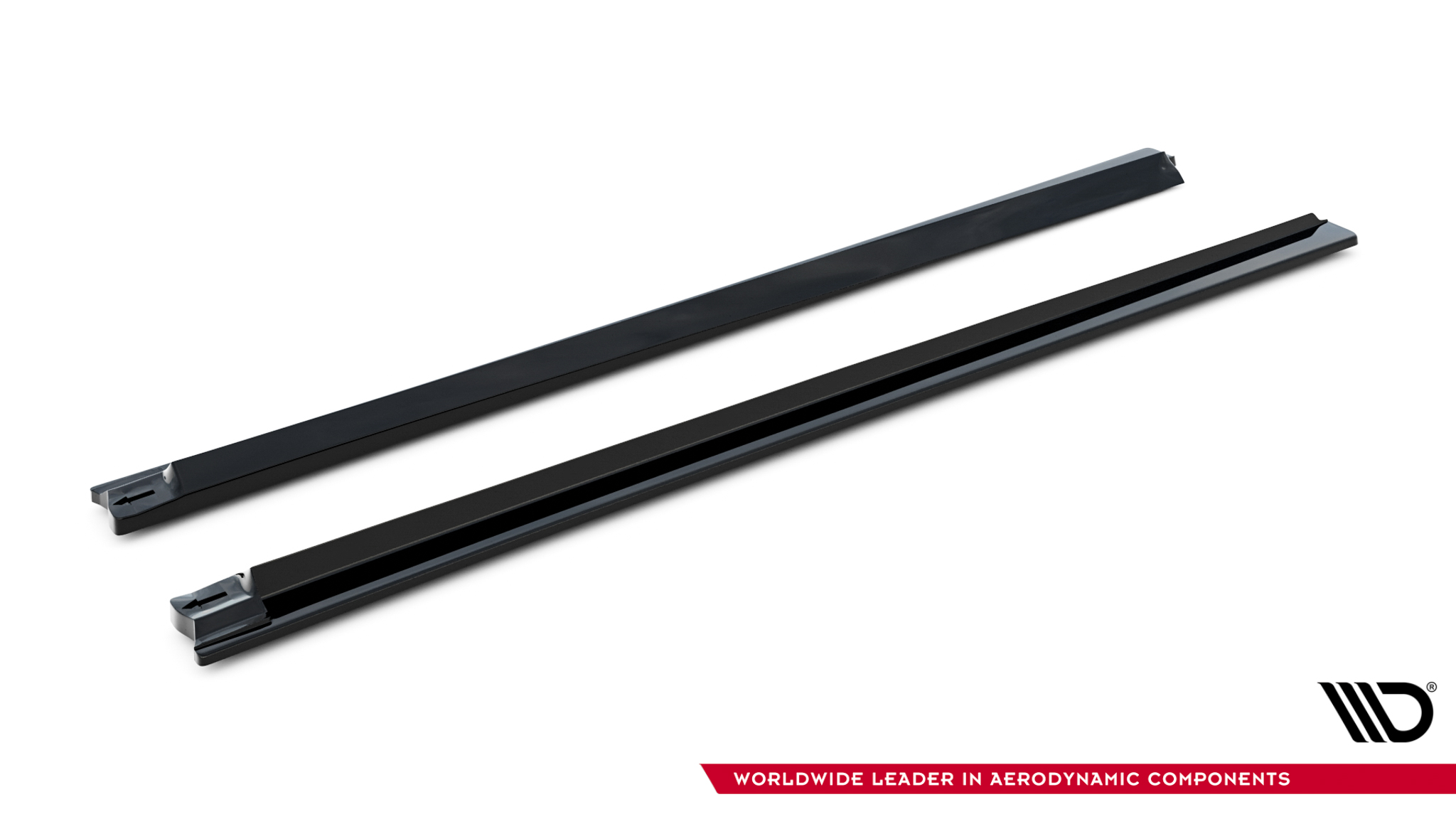 Seitenschweller Ansatz für V.1 für Audi Q8 S-line / SQ8 Mk1 Facelift schwarz Hochglanz