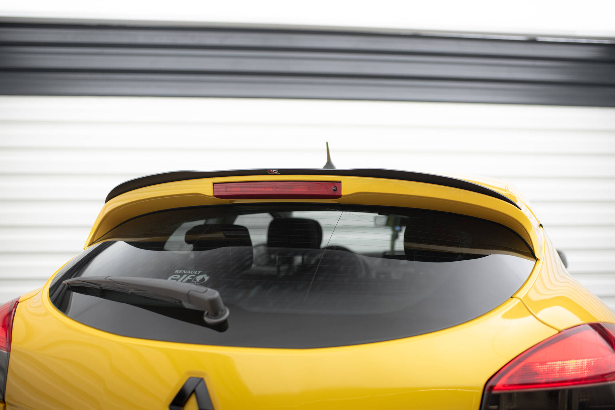Heck Spoiler Aufsatz Abrisskante passend für Renault Megane RS Trophy / RS Cup Mk3 schwarz Hochglanz