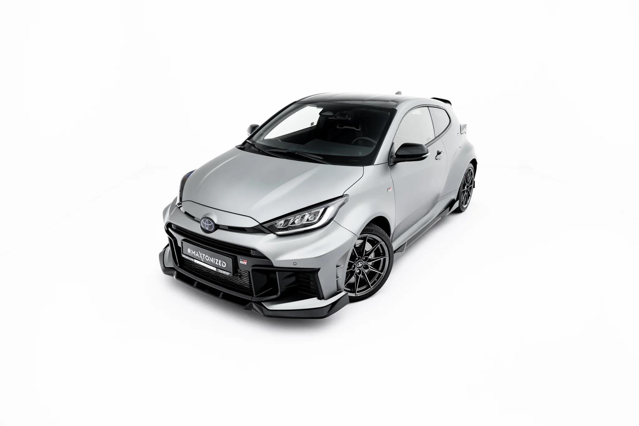Frontlippe V.2 passend für Toyota GR Yaris Mk4 Facelift schwarz Hochglanz