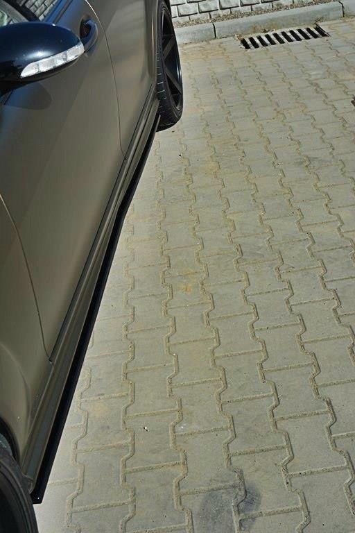 Street+ Seitenschweller Leisten passend für Mercedes S-Klasse W221 AMG LWB Carbon Look