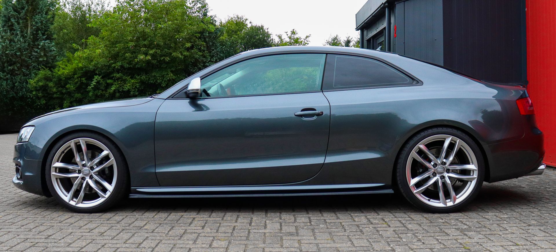 Cup Seitenschweller aus ABS passend für Audi A5 B8 S-Line OEM Optik