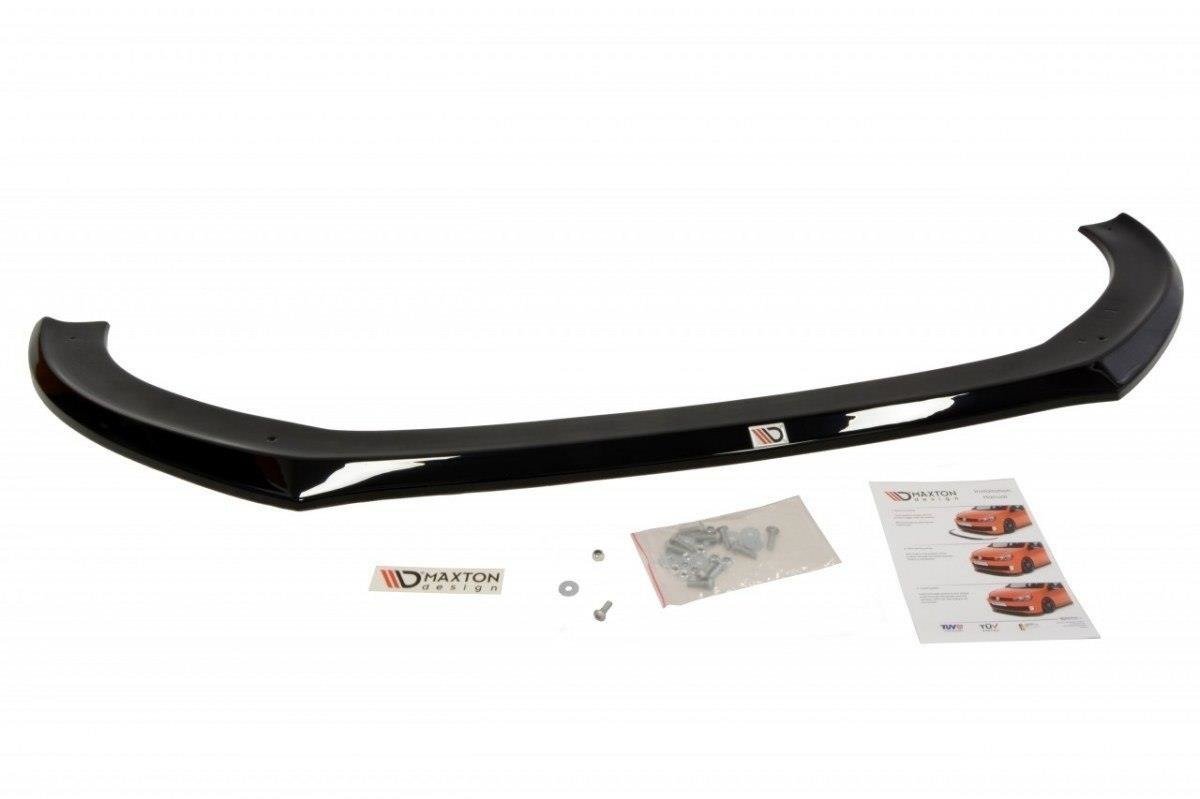 Street+ Spoilerlippe Front Ansatz passend für Audi S3 / A3 S-Line 8v Hatchback / Sportback schwarz Hochglanz