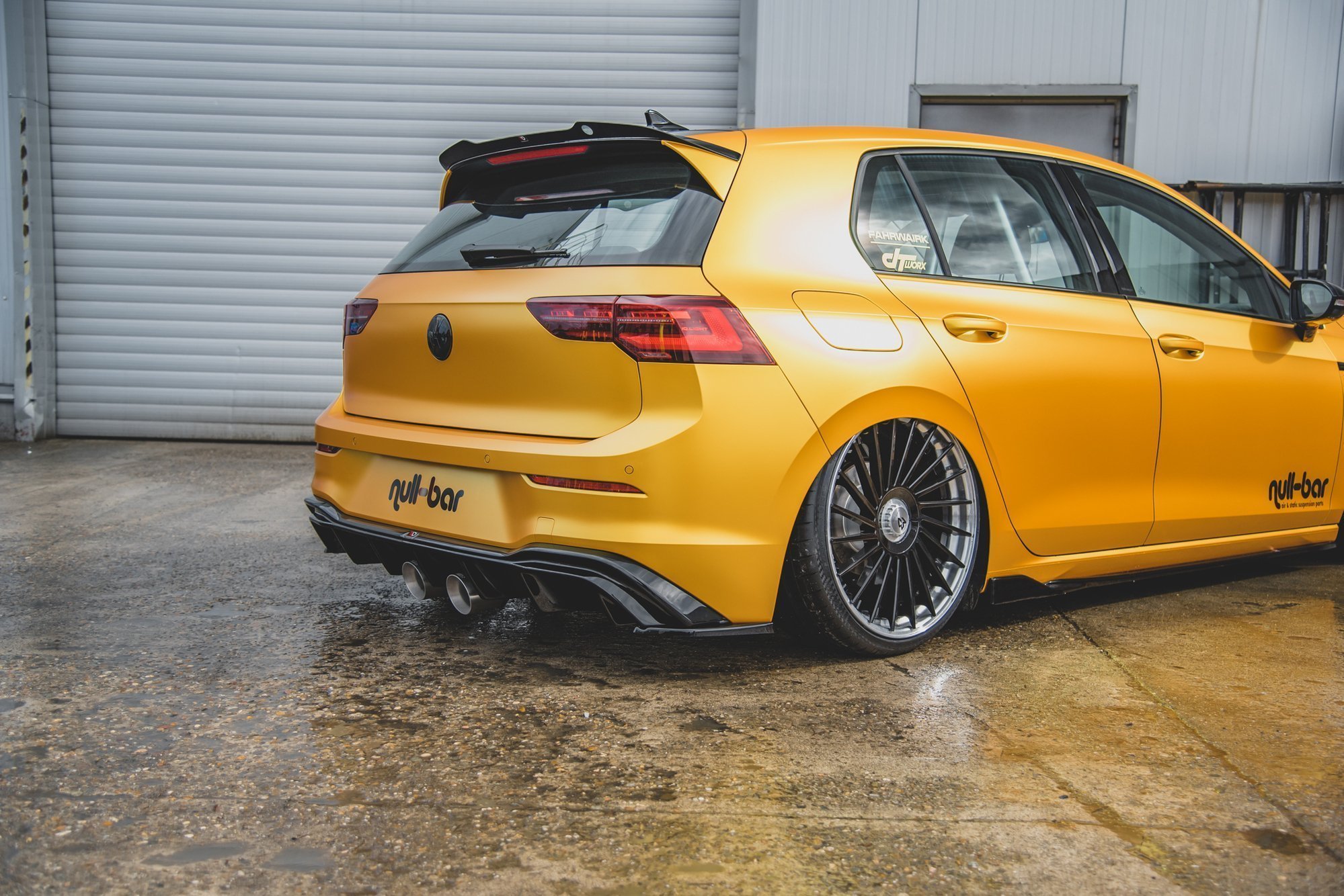 Diffusor Heck Ansatz für VW Golf Mk8 R32 Look