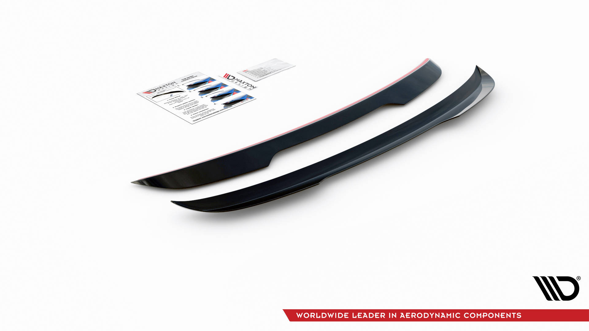Heckspoiler Lippe passend für Bentley Continental GT V8 S Mk2 schwarz Hochglanz