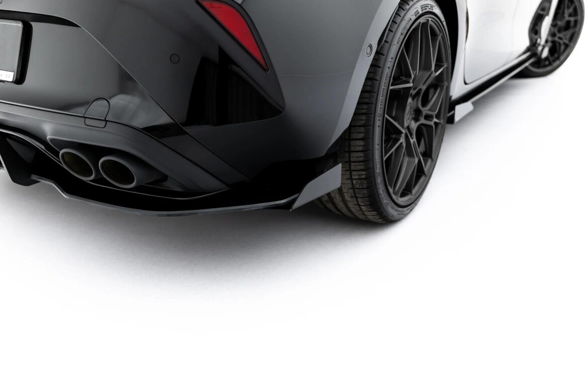 Diffusor Flaps passend für Cupra Leon Hatchback Mk1 Facelift schwarz Hochglanz