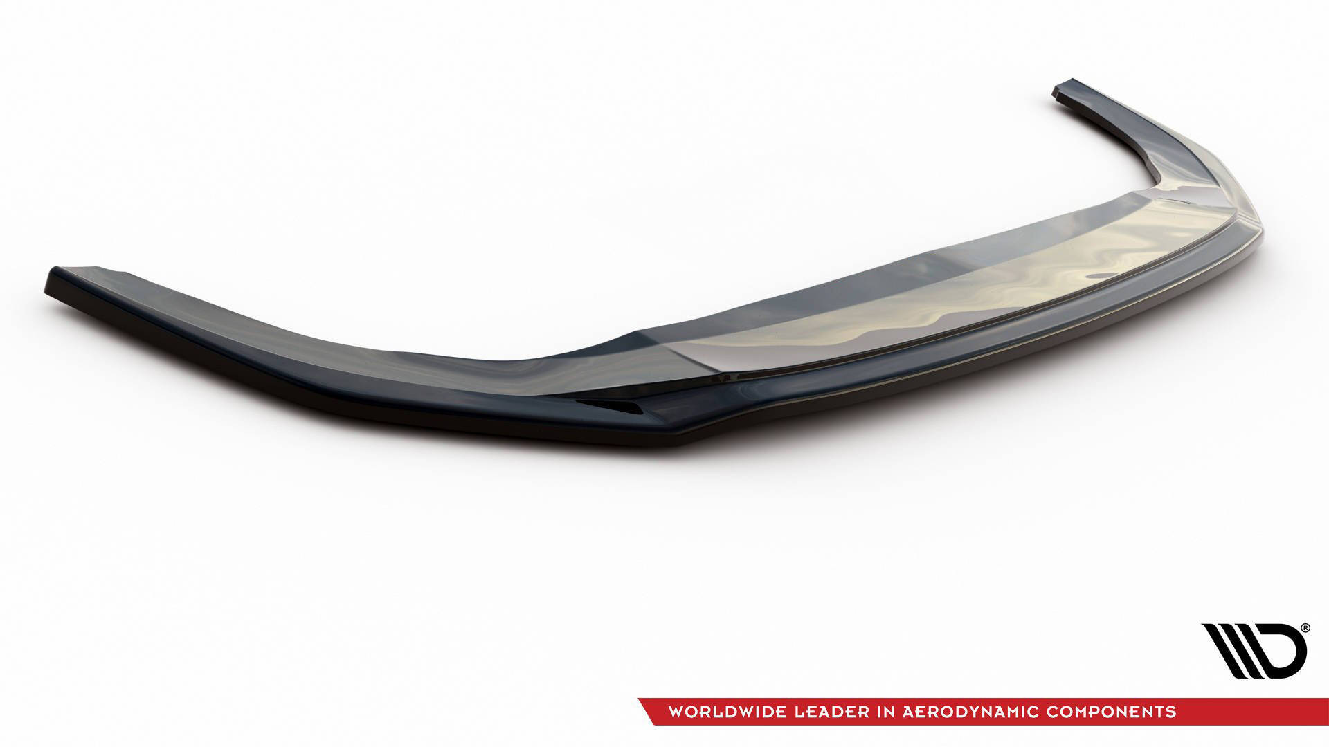 Street+ Spoilerlippe Front Ansatz V.4 passend für VW Golf GTI / GTE / GTD / R-Line Mk8 schwarz Hochglanz