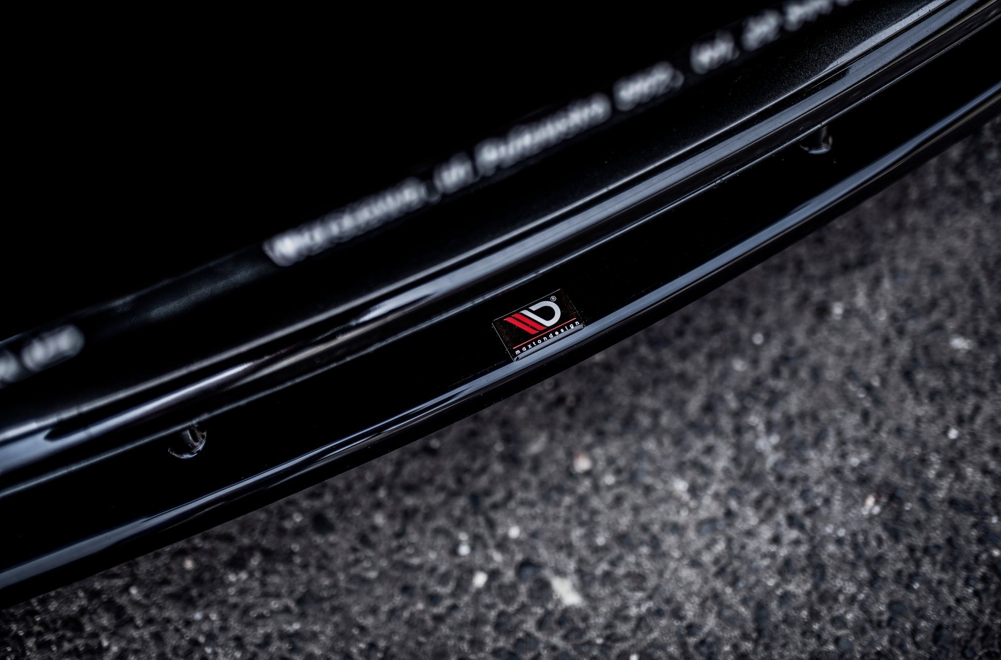Front Ansatz für Lexus LS Mk4 Facelift schwarz Hochglanz