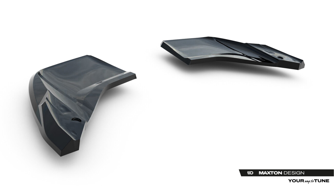Diffusor Flaps V.2 passend für Cupra Leon Hatchback Mk1 Facelift schwarz Hochglanz
