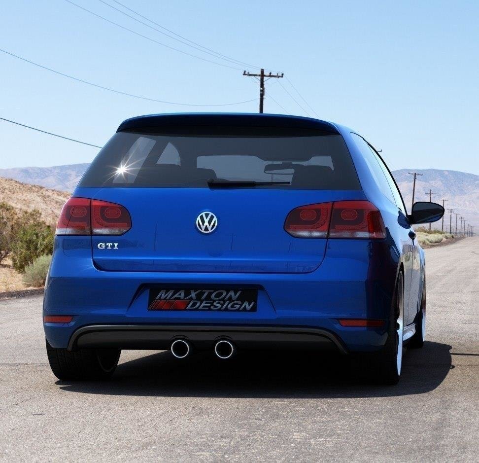 Street+ Heckschürze passend für VW Golf V R32 Look passend für VW Golf VI GTI schwarz Hochglanz