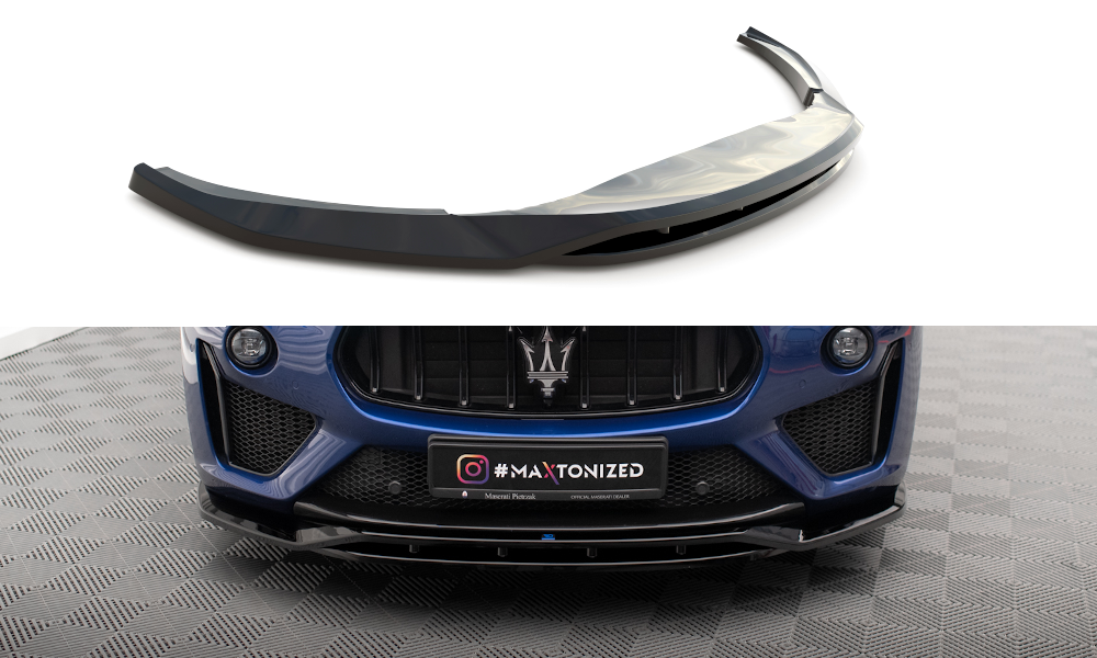 Frontlippe passend für Maserati Levante GTS / Trofeo Mk1 schwarz Hochglanz