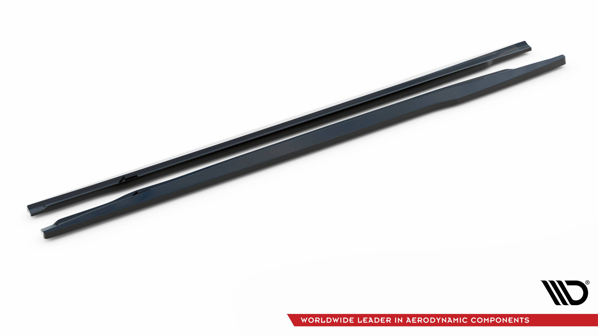 Seitenschweller Ansatz Paar passend für Bentley Continental GT Coupe Mk3 schwarz Hochglanz
