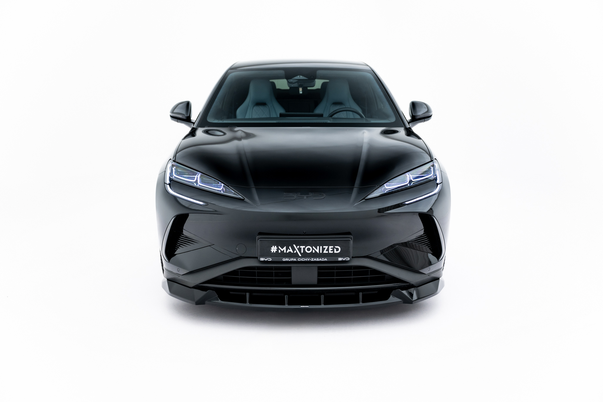 Frontlippe passend für BYD Sealion 7 Mk1 schwarz Hochglanz