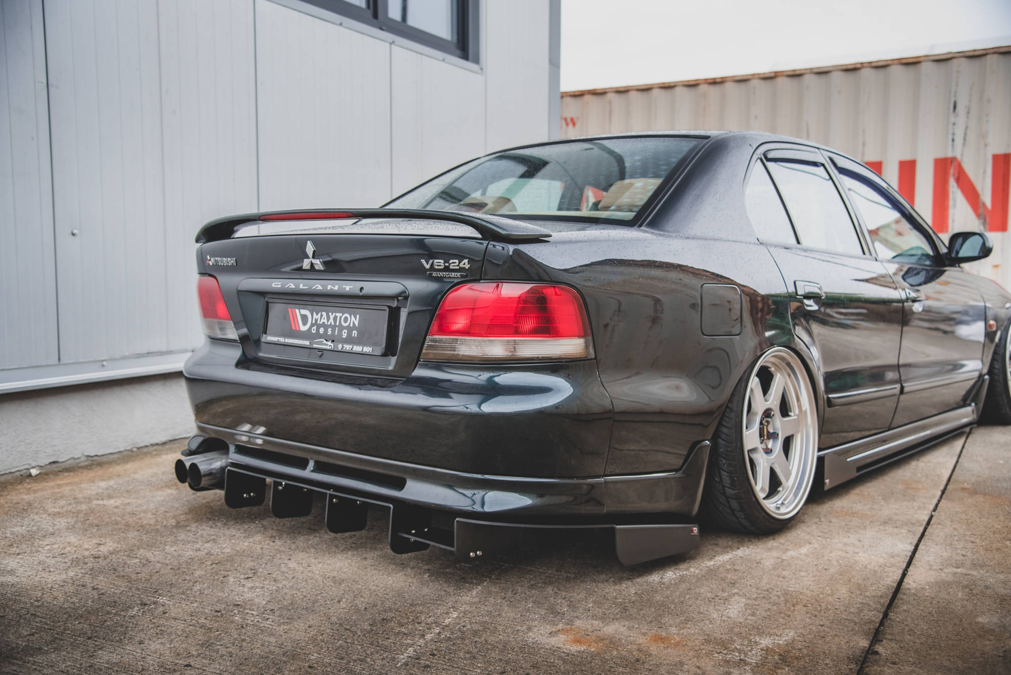Street Pro Heckschürze Heckansatz passend für Mitsubishi Galant Avance Mk8