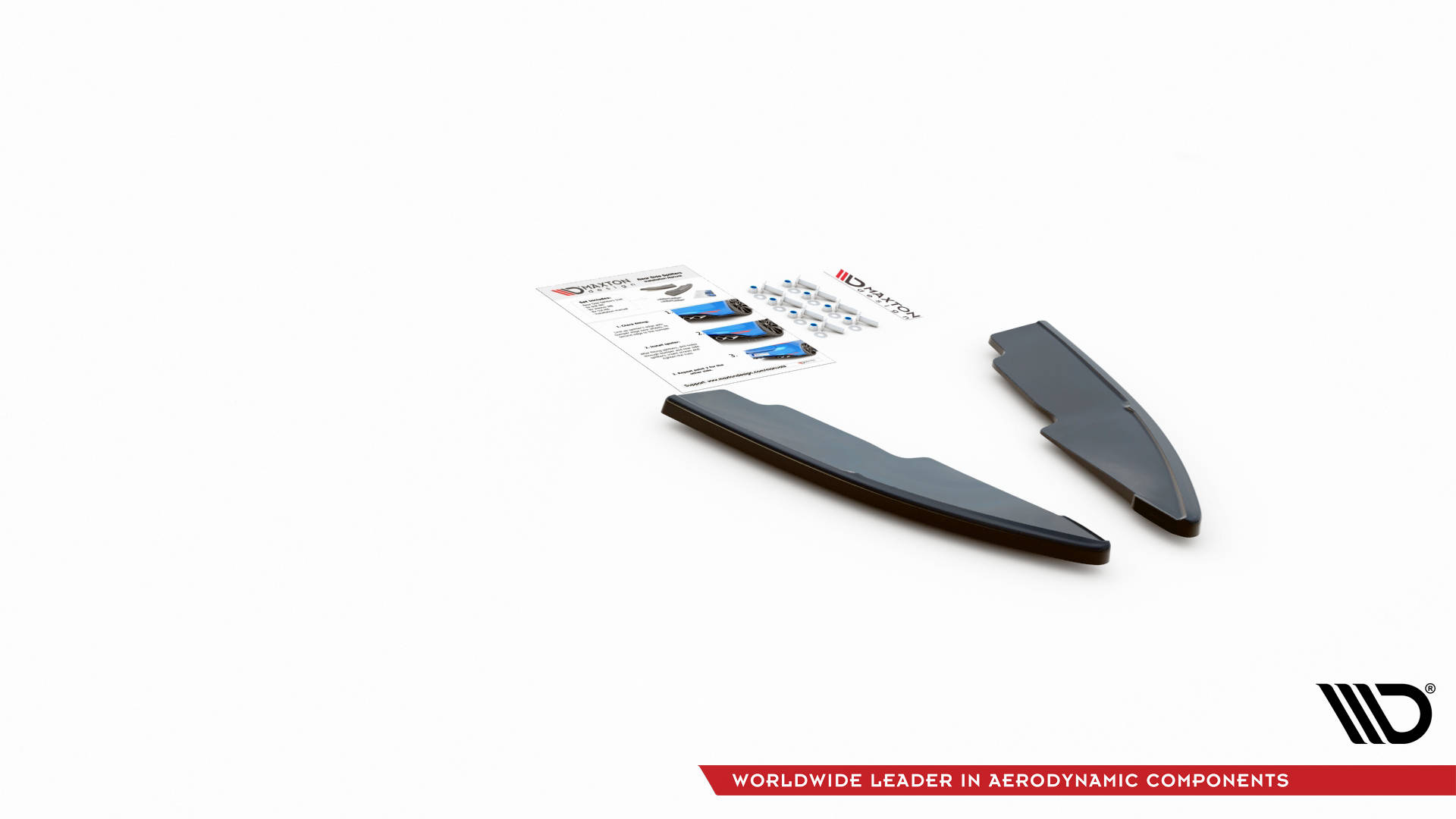 Street+ Heck Ansatz Flaps passend für Ford Kuga ST-Line Mk3 Carbon Look