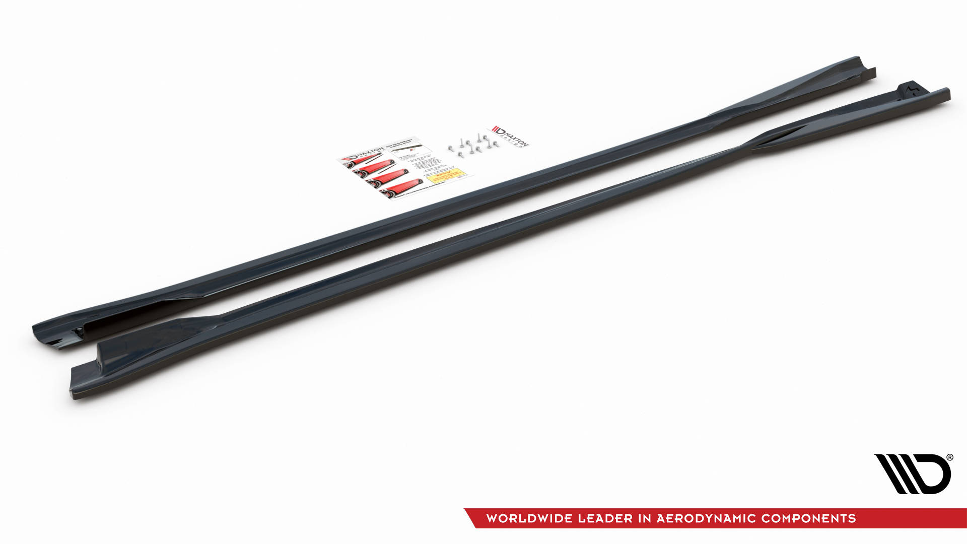 Street+ Seitenschweller Leisten passend für VW Arteon R/ R-Line Limousine / Shooting Brake Mk1 FL schwarz Hochglanz