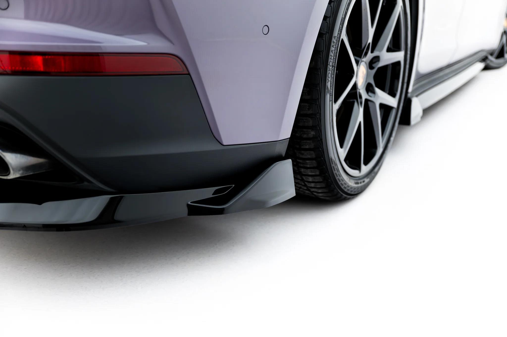 Street+ Mittlerer Diffusor RACE passend für Porsche Panamera 4 / 4S E-Hybrid / 4 E-Hybrid 972 schwarz Hochglanz