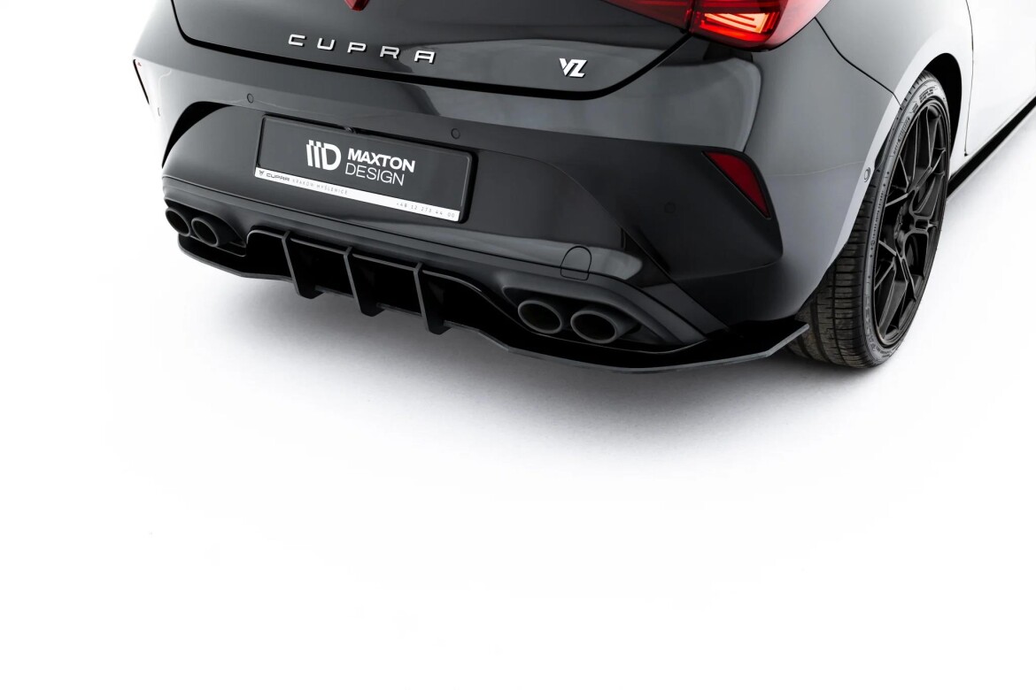 Street Pro Heckschürze passend für Cupra Leon Hatchback Mk1 Facelift schwarz matt
