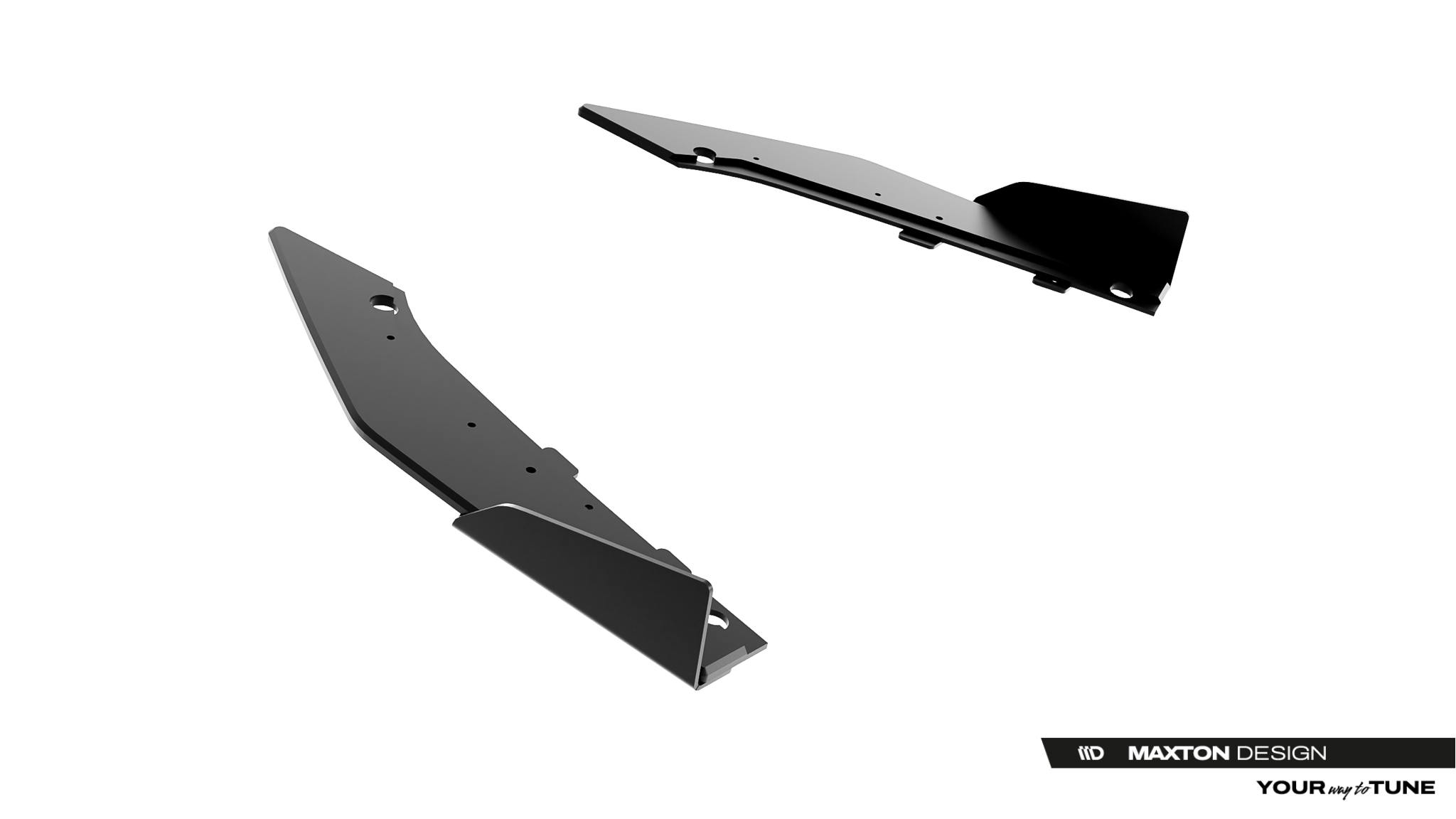 Diffusor Flaps passend für CUPRA Leon ST Mk1 FL schwarz Hochglanz