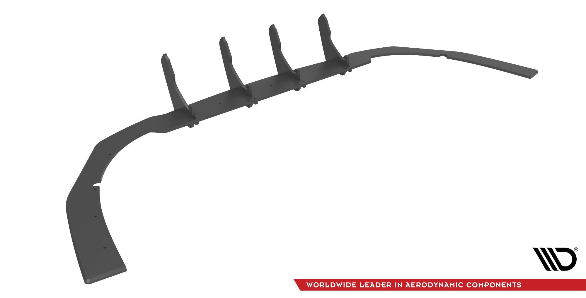 Street Pro Heckschürze Heck Ansatz Diffusor passend für Dodge Charger RT Mk7 FL schwarz-rot