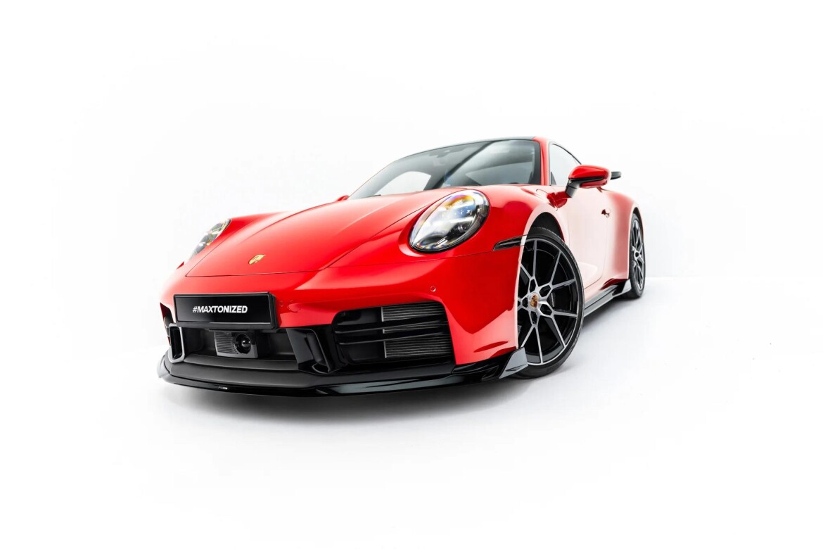 Seitenschweller Ansatz (Paar) passend für Porsche 911 Carrera Aero / Carrera GTS SportDesign 992 Facelift schwarz Hochglanz