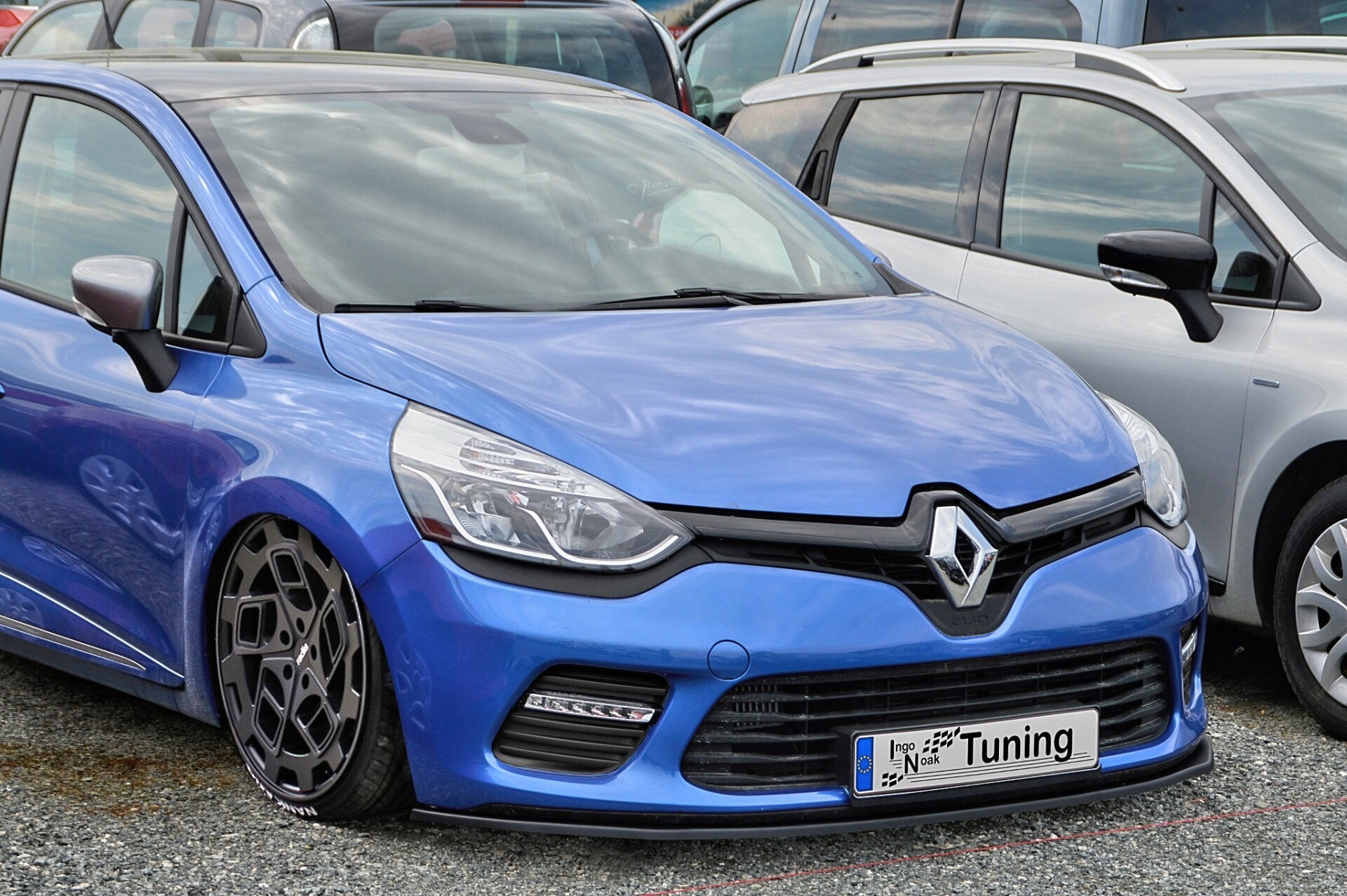 Cuplippe Spoilerschwert für Renault Clio 4 GT Schwarz Matt