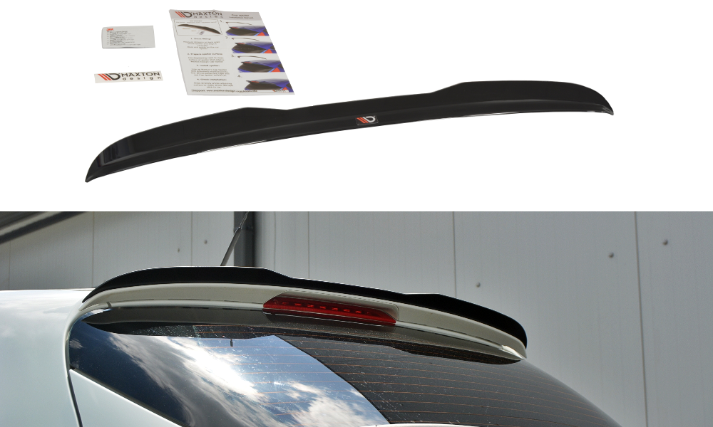 Spoiler CAP für Fiat Bravo Mk2 Sport schwarz Hochglanz