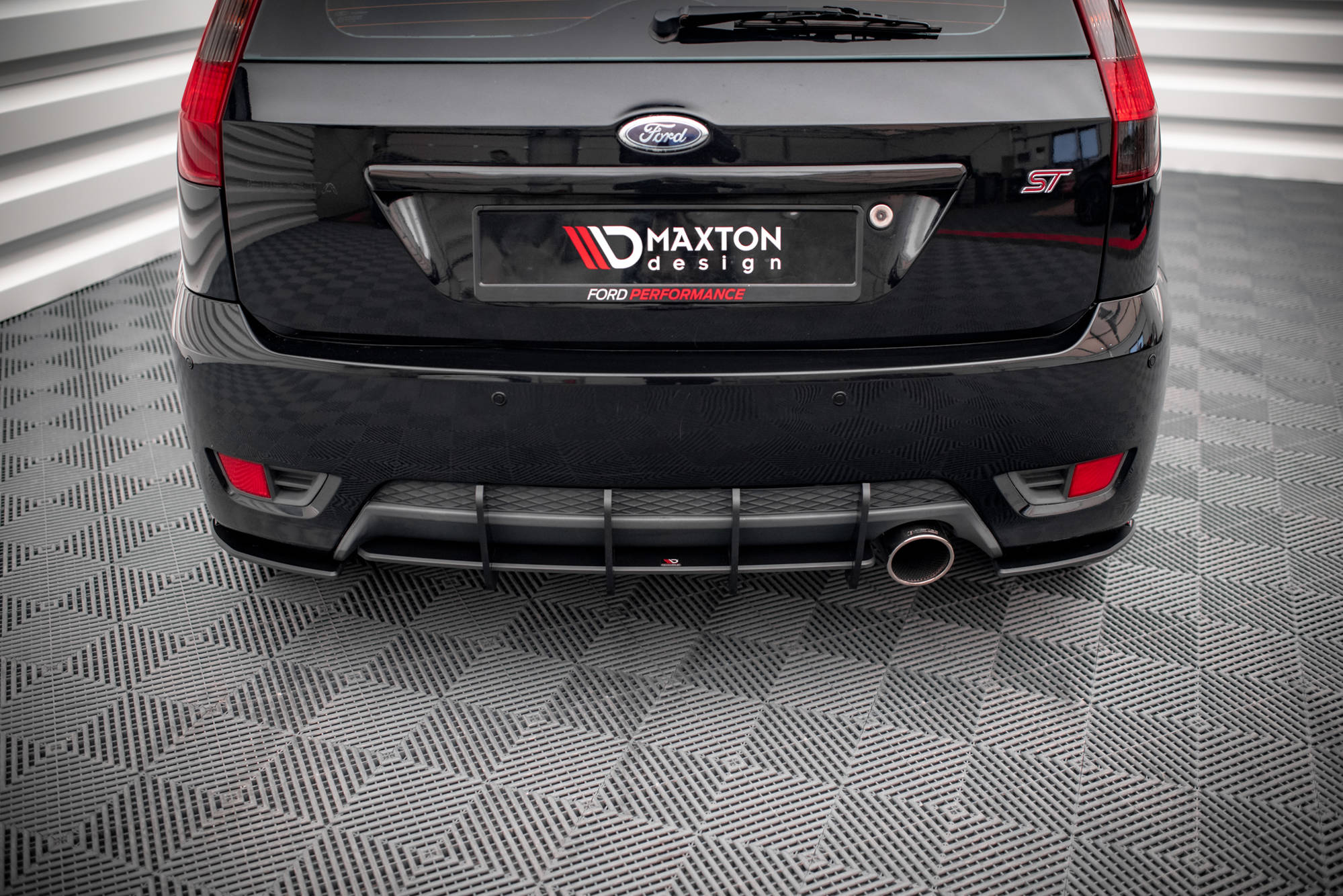 Street Pro Heckschürze Heck Ansatz Diffusor passend für Ford Fiesta ST Mk6