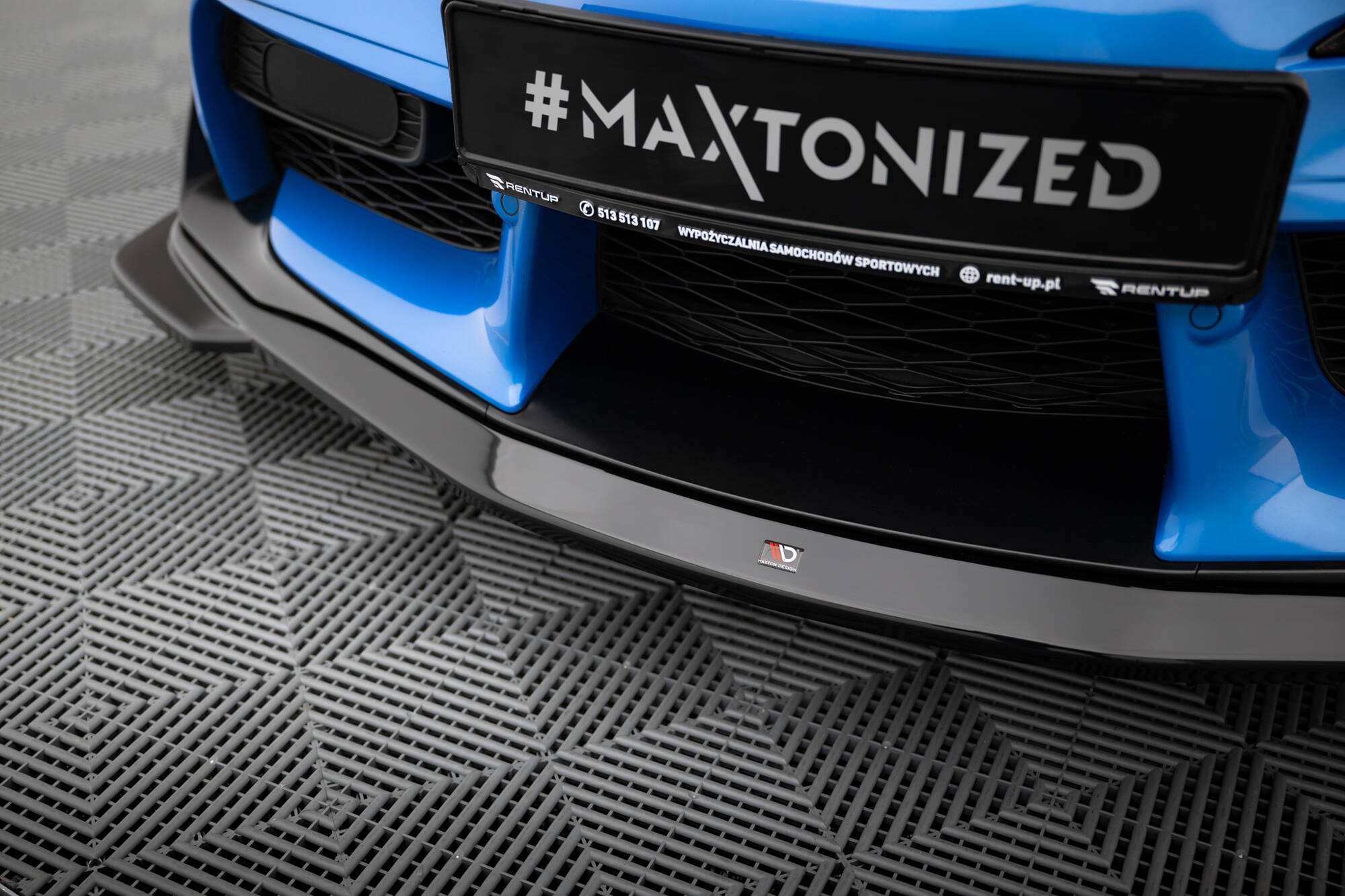 Front Ansatz V.1 für Toyota Supra Mk5 schwarz Hochglanz