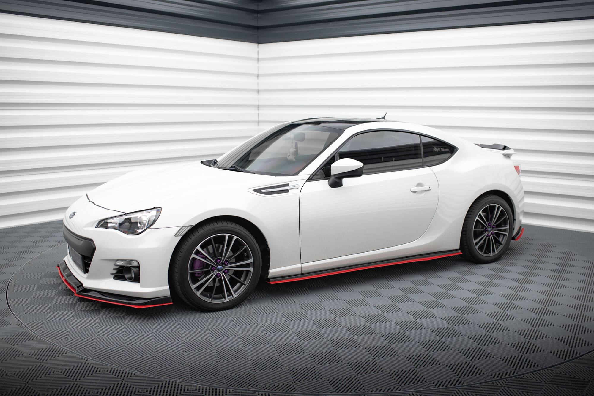 Seitenschweller Ansatz V.2 für Subaru BRZ Mk1 / Mk1 Facelift / Toyota GT86 Facelift schwarz Hochglanz