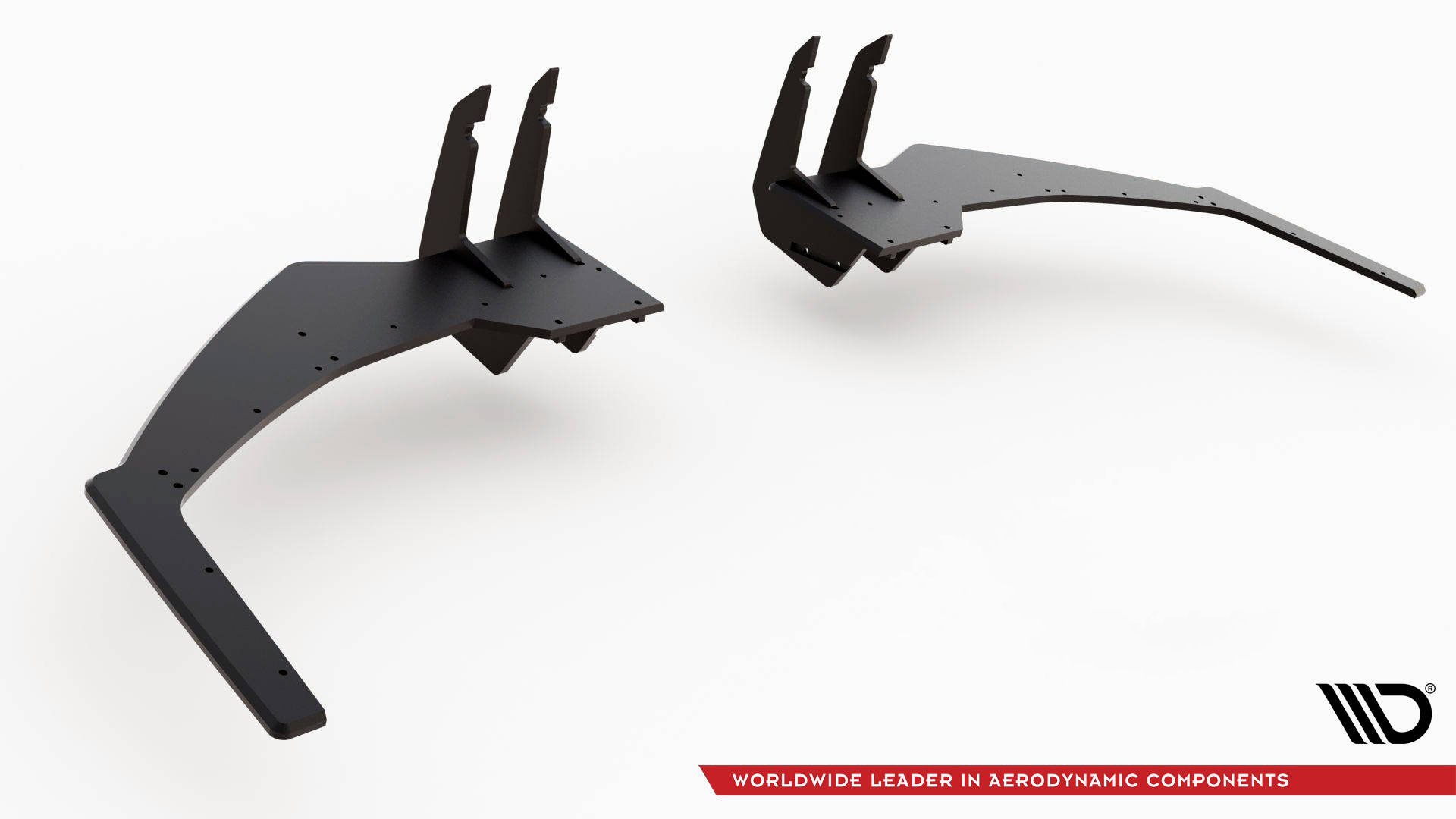 Heckansatz Diffusor V.2 passend für Honda Civic Type-R Mk10 / Mk10 Facelift schwarz-rot