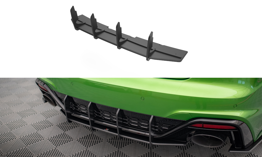 Street Pro Heckschürze Heck Ansatz Diffusor passend für Audi RS5 F5 FL