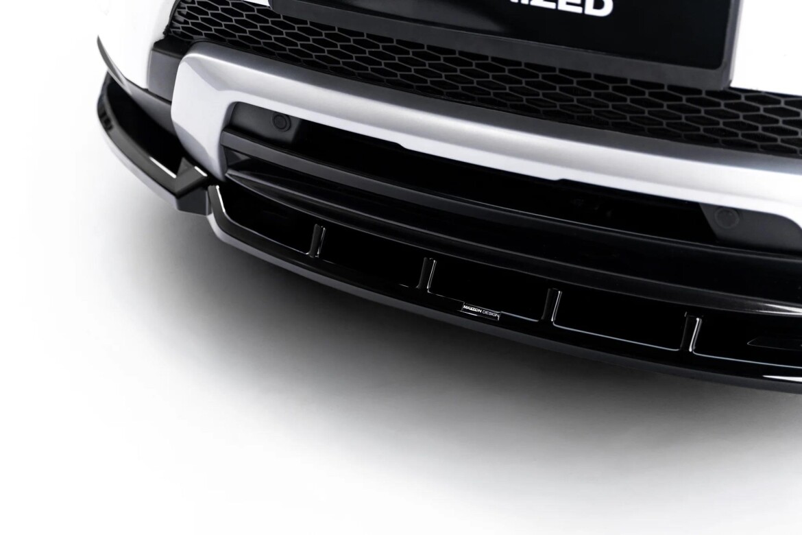 Frontlippe passend für Land Rover Range Rover Evoque Mk1 schwarz Hochglanz