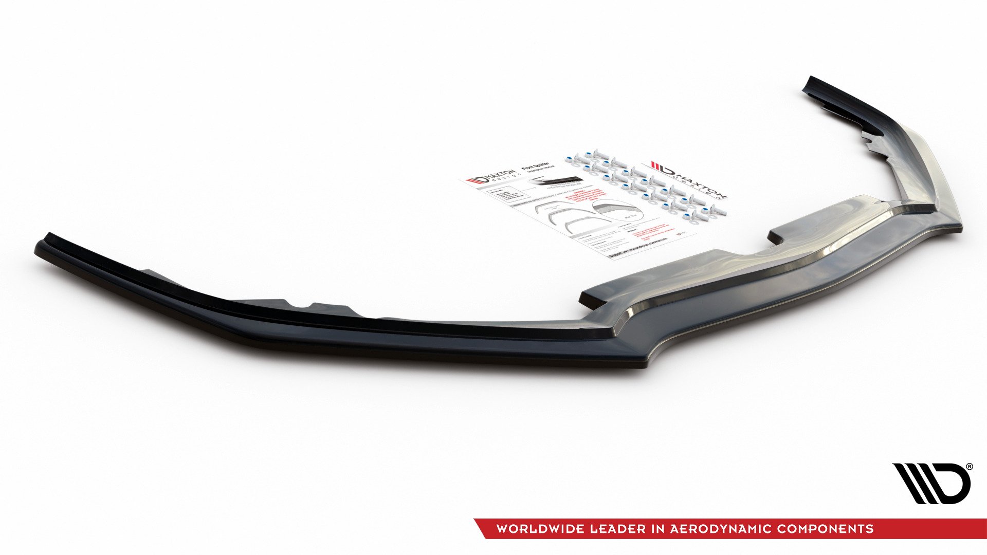 Front Ansatz für Honda Accord VIII CU Series Facelift schwarz Hochglanz