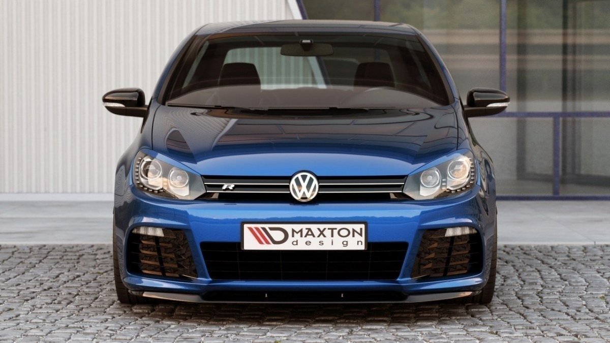Front Ansatz für VW GOLF 6 schwarz Hochglanz