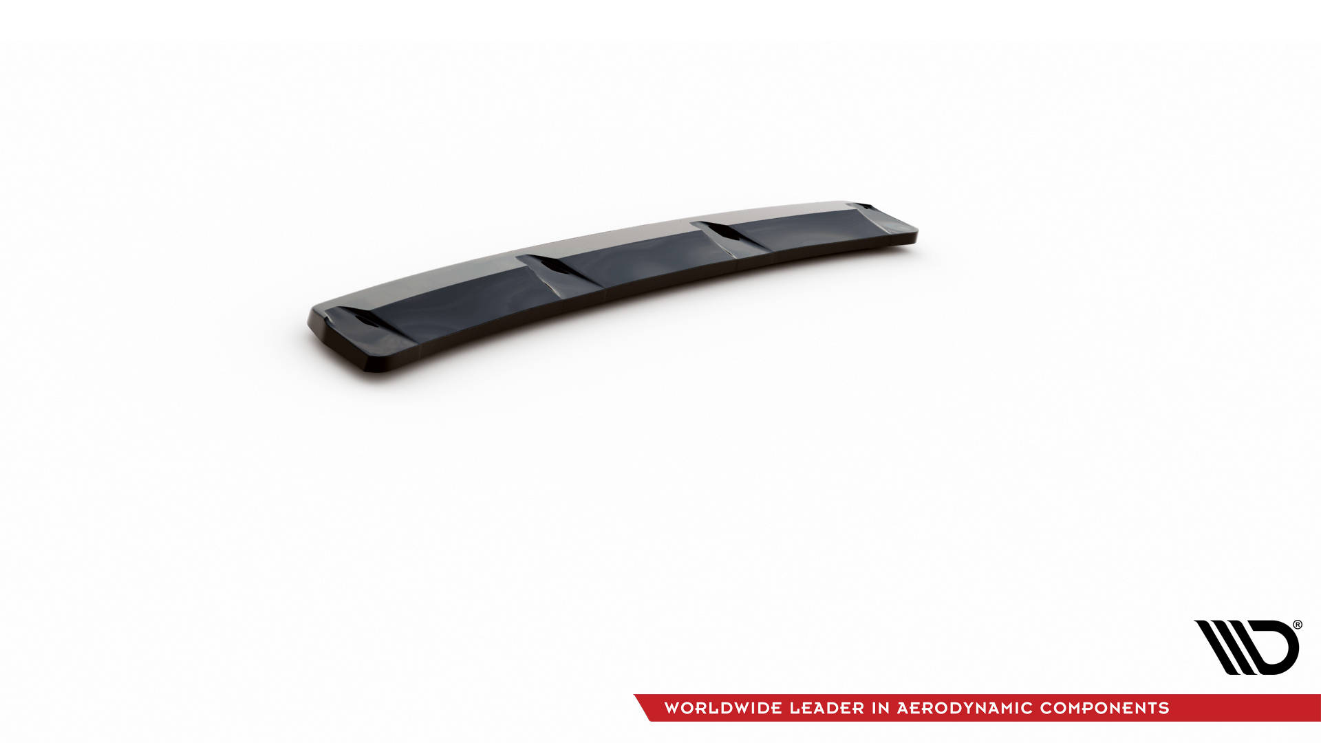 Street+ Mittlerer Diffusor Heck Ansatz passend für Audi S8 D5 schwarz Hochglanz