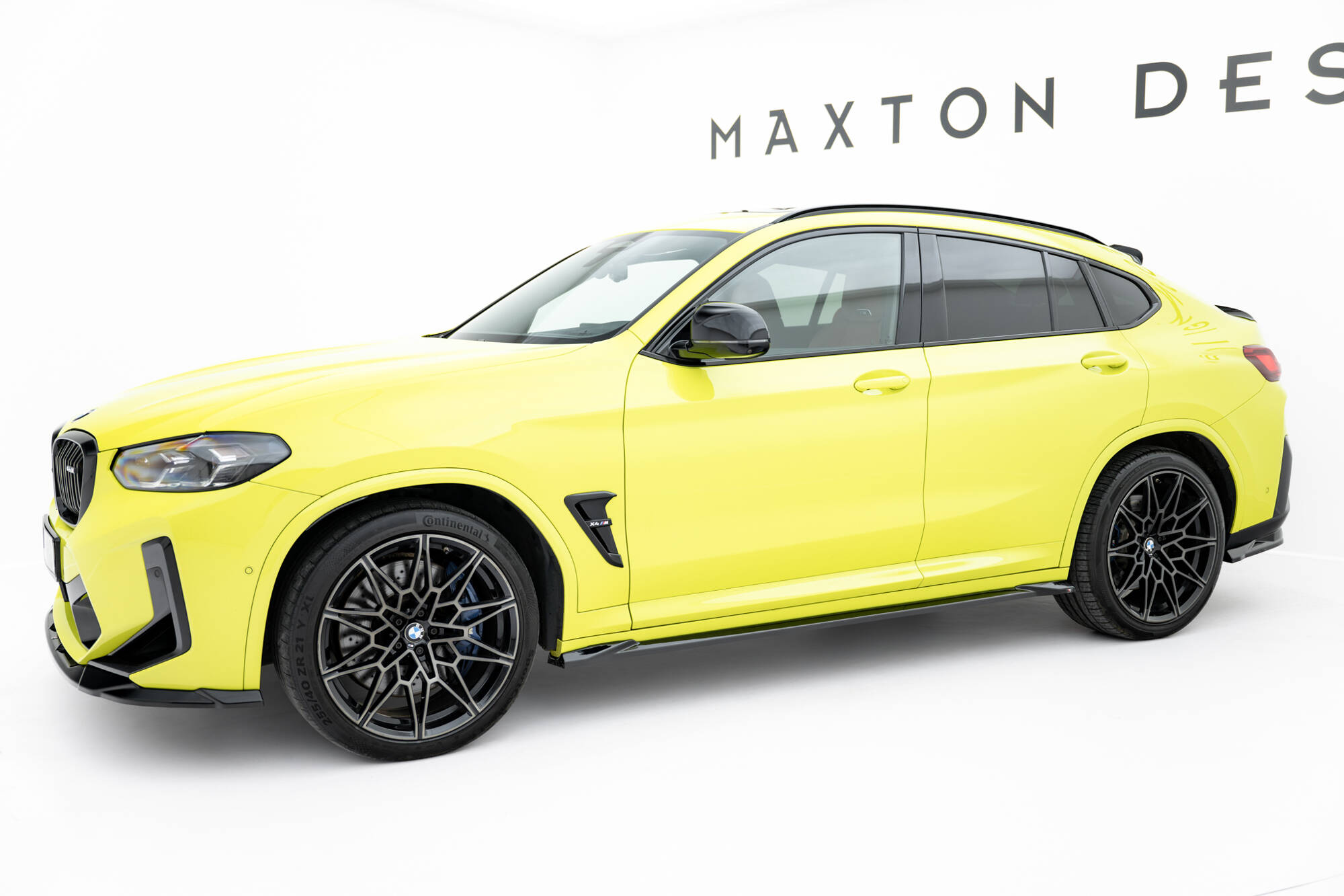 Street+ Seitenschweller Leisten passend für BMW X4M F98 FL schwarz Hochglanz