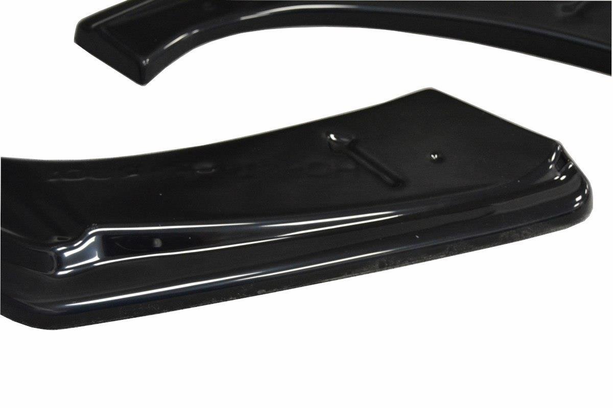 Heck Ansatz Flaps Diffusor für Honda Civic Mk9 Facelift schwarz Hochglanz
