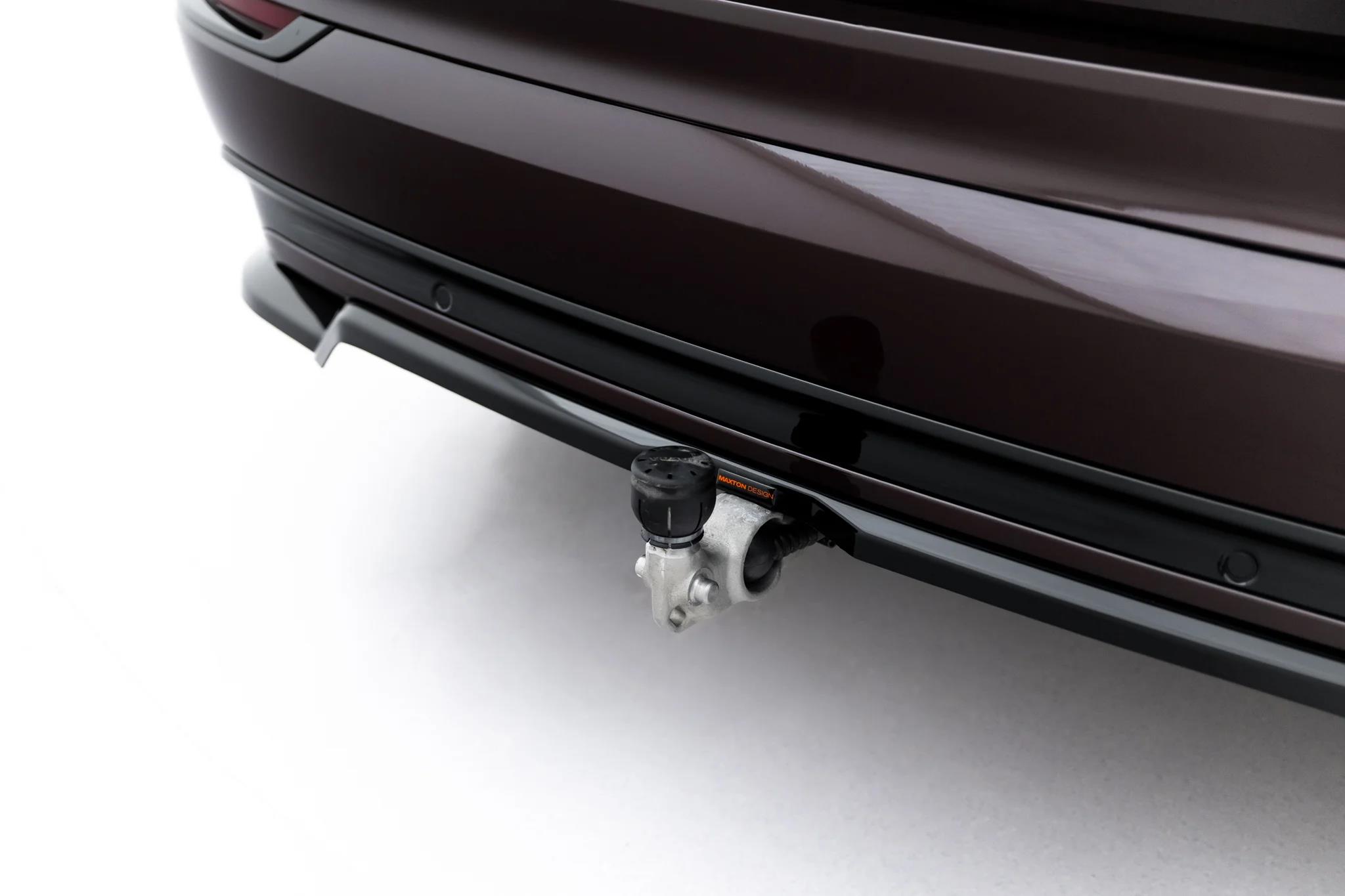 Street+ Mittlerer Diffusor RACE passend für Volvo XC90 Mk2 Facelift 2 schwarz Hochglanz