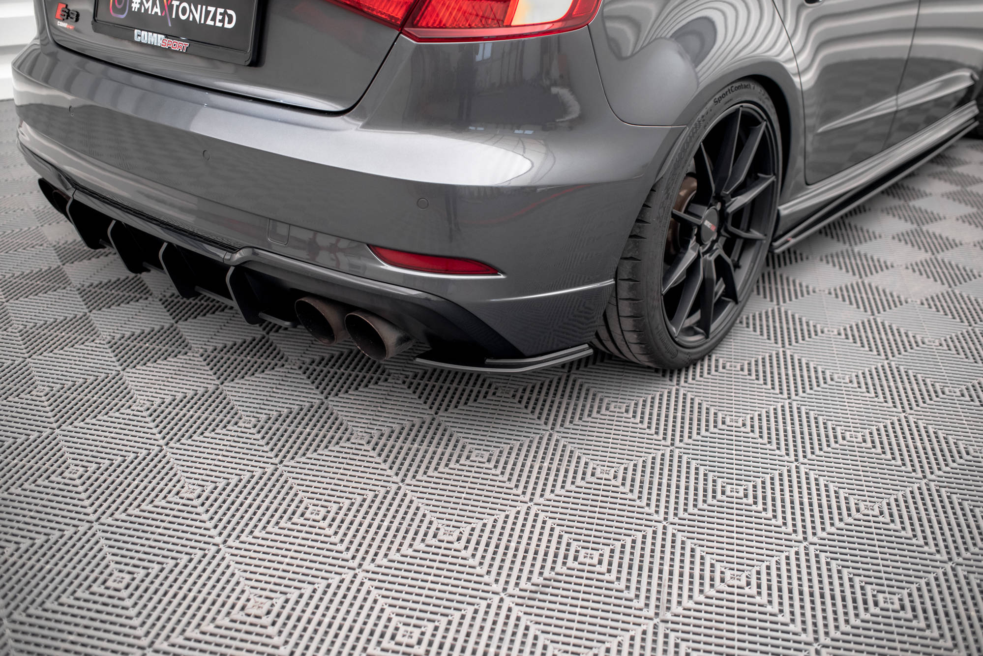 Street Pro Heck Ansatz Flaps passend für Audi S3 Sportback 8V FL