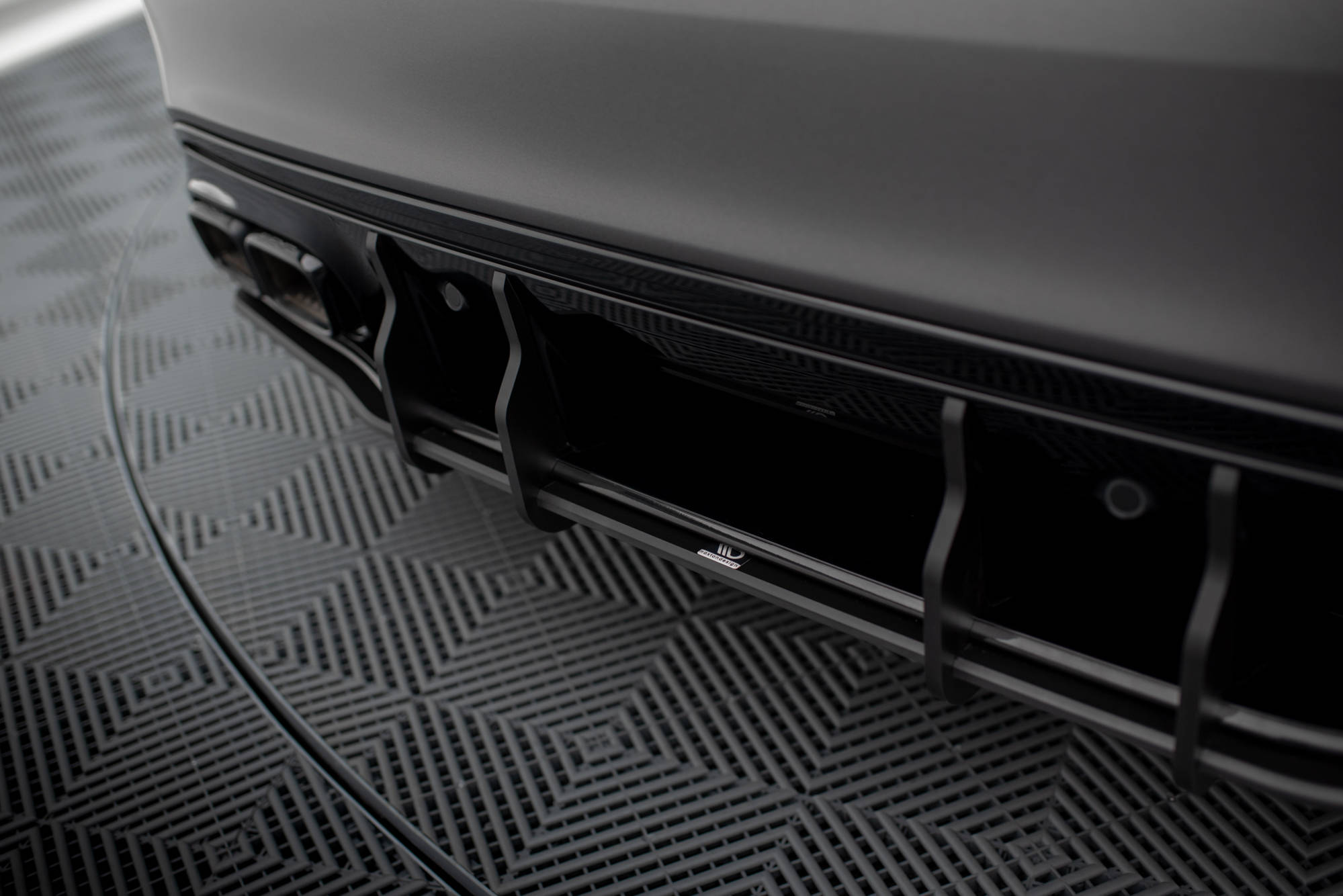 Street Pro Heckschürze Heck Ansatz Diffusor passend für Mercedes-AMG C63 Limousine / Kombi W205 FL