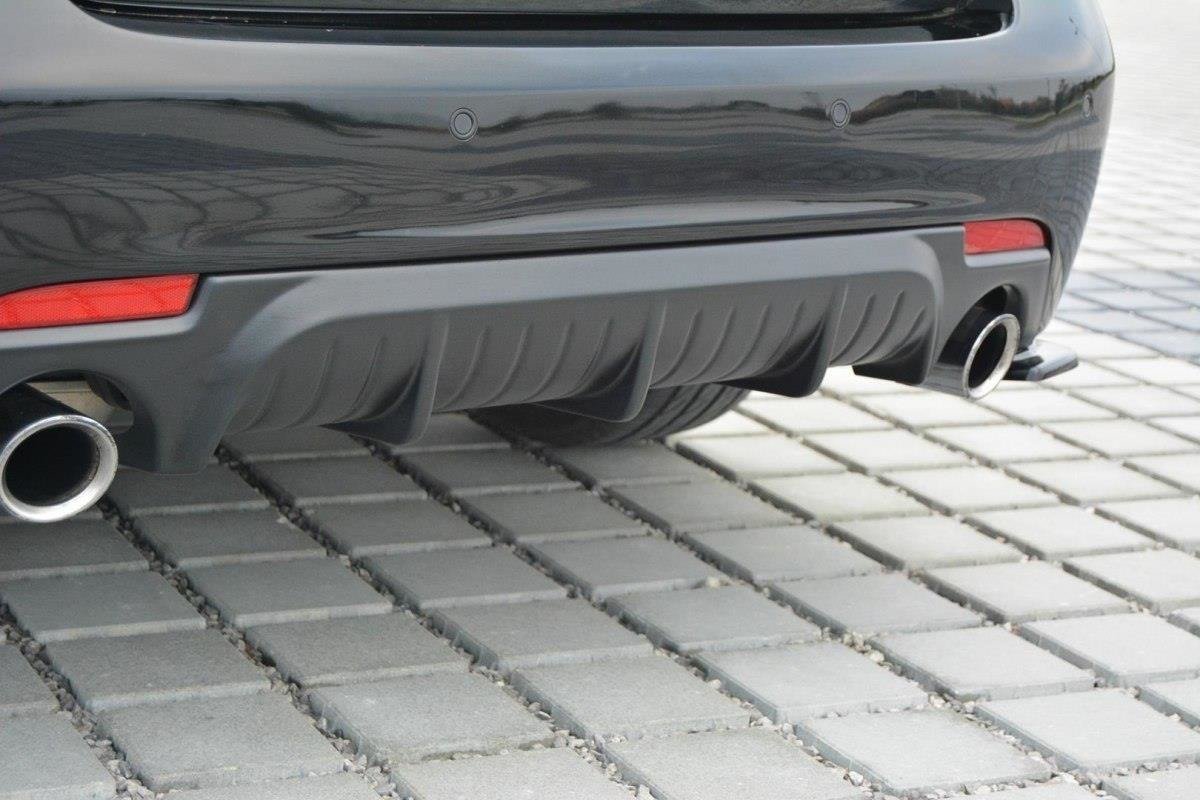 Heckansatz Diffusor passend für Saab 9-3 Aero Mk2 FL schwarz Hochglanz