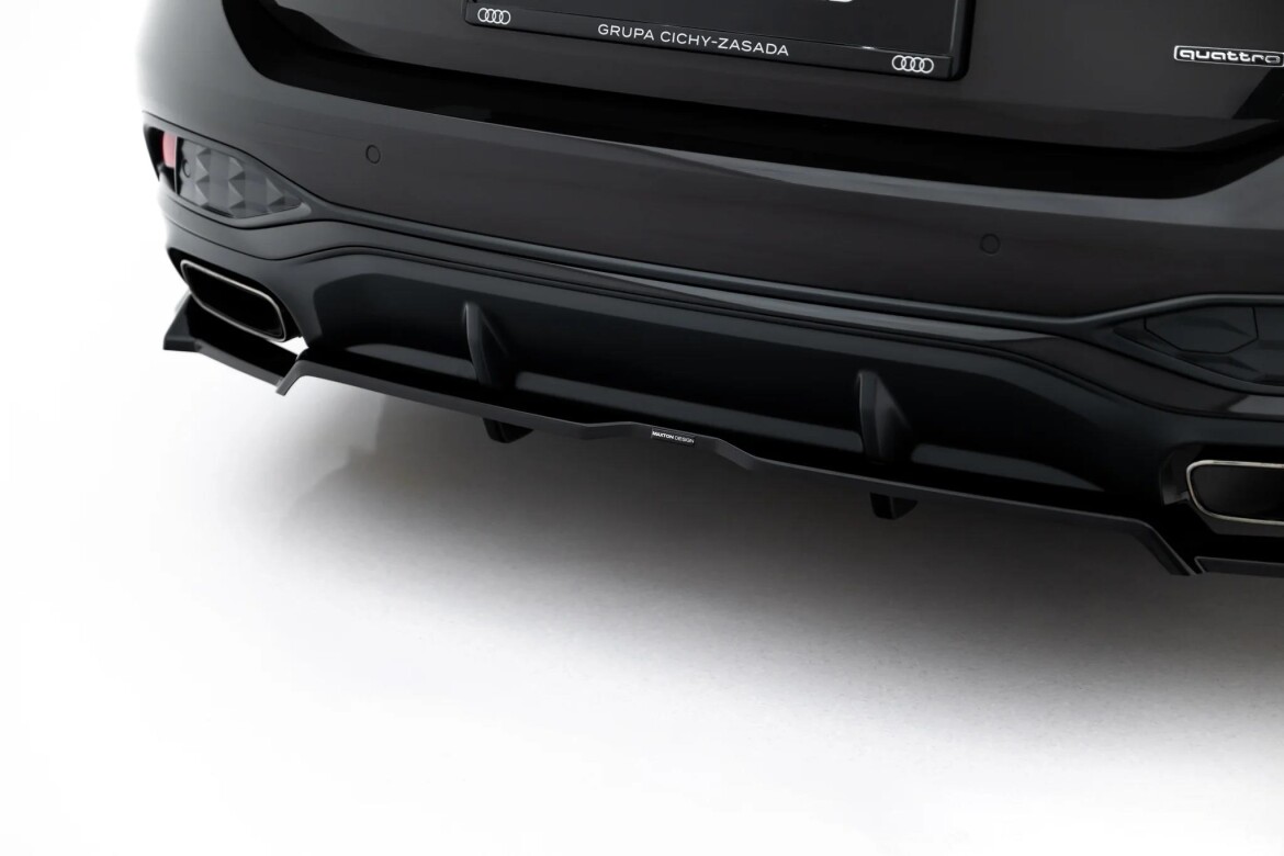 Diffusor RACE V.3 passend für Audi A6 S-Line C9 schwarz Hochglanz